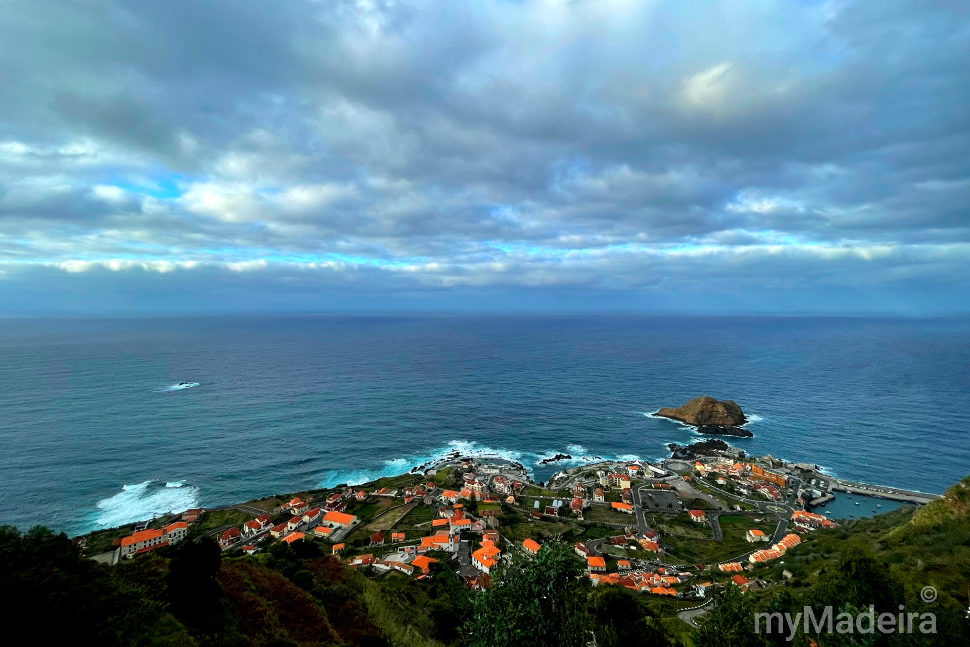 Porto Moniz látképe