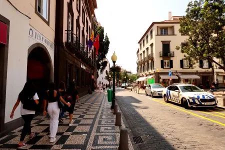 Funchali utcakép